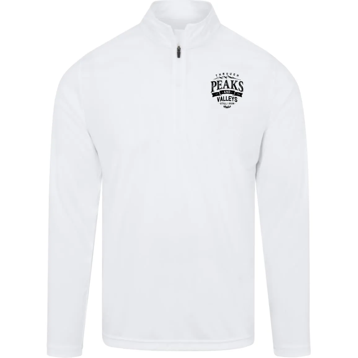 Through Peaks and Valleys Mens Team Quarter Zip Pullover
